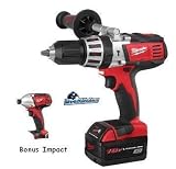 Milwaukee 2691-24 18-Volt Compact Drill, Sawzall Reciprocating Saw, Circular Saw and Worklight Combo Kit