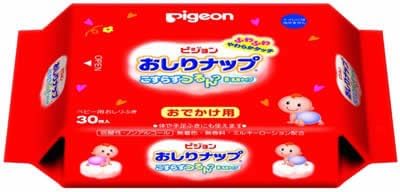 OSHIRINAPPU (Milky Liquid Type) Portable 30sheets baby wipes