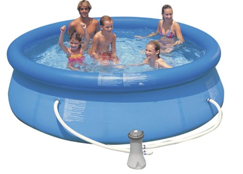 8' x 30 Easy Set Pool Set (with Filter pump and DVD)
