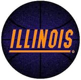 Illinois Fighting Illini ( University Of ) NCAA 4' ft Basketball Rug