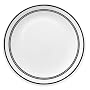 Corelle Livingware 10-1/4-Inch Dinner Plate, Classic Caf� Black