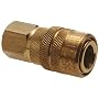 Milton 715BK M Style Quick Coupler: 1/4-Inch Female Coupler