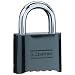 Master Lock 178D Set-Your-Own Combination Padlock, Die-Cast, Black