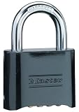 Master Lock 178D Set-Your-Own Combination Padlock, Die-Cast, Black