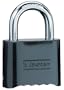 Master Lock 178D Set-Your-Own Combination Padlock, Die-Cast, Black