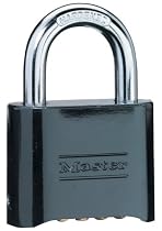 Master Lock 178D Set-Your-Own Combination Padlock, Die-Cast, Black