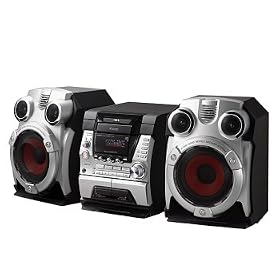 Aiwa 3-CD Mini Stereo System - JAX S77