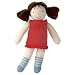 Knitted Doll Girl, Brown