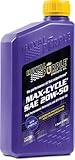 IMAGE OF Royal Purple 12316 Max Cycle 20W-50 High Performance Synthetic Motorcycle Oil - 12 Quart