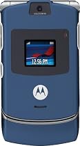 Motorola RAZR V3 Blue - Camera Phone - Mp3 Ringtones - Bluetooth - Sim Free