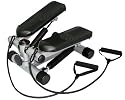 Sunny Health & Fitness Mini Stepper with Resistance Bands