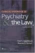 Clinical Handbook of Psychiatry and the Law (CLINICAL HANDBOOK OF PSYCHIATRY & THE LAW (GUTHEIL))