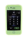Kroo Silicone Case for iPhone 3G, 3G S (Green)