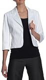 NafNaf S.A.S. MNW87D Damen Jacken, Gr. 38 wei (BLANC 108) NafNaf S.A.S. MNW87D Damen Jacken, Gr. 38 wei (BLANC 108)