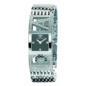 Emporio Armani Ladies Crystal-Accented Bracelet Watch by Emporio Armani