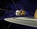 Cassini Orbit Insertion Art Concept