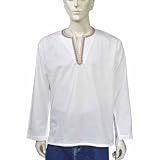 Long Sleeve Casual Cotton Shirt Kurta India Chest 46 inches