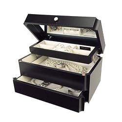 Mele Co. 0078411 Jordan Java Finish Jewelry Box