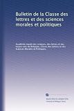 Bulletin de la Classe des lettres et des sciences morales et politiques (French Edition)