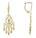 Jewelry : 14k Yellow Gold Filigree Dangle Earrings