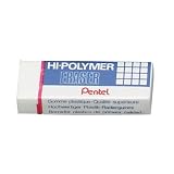 Super Hi-Polymer Eraser, Non-Abrasaive, Medium, Wh PENZEH10