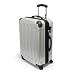 Reisekoffer Koffer Trolley XL/60cm SILBER Hartschale SILBER