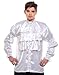 ThePirateDressing Ruffled Puffy Pirate Shirt for Men – Seinfeld Costume Top – Renaissance, Medieval, Bard, Gypsy, Cosplay