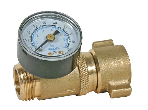 Buy Camco 40064 Brass Water Pressure Regulator with Gauge