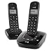 Doro Adapto 5r DECT Digital Cordless Twin Phone Set with Answer Machine - Black  from Doro