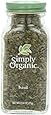 Simply Organic Basil Certified Organic, 0.54-Ounce Container