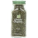 Simply Organic Basil Certified Organic, 0.54-Ounce Container