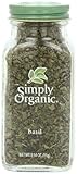 Simply Organic Basil Certified Organic, 0.54-Ounce Container