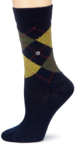 Falk Burlington Damen Socken 24080 Whitby Socke, Gr. 36-41, Blau (marine 6129) Preisvergleich