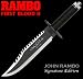 RAMBO FIRST BLOOD PART II KNIFE SIGNATURE EDITION REPLICA