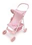 Pink and White Umbrella Stroller for 18" Doll