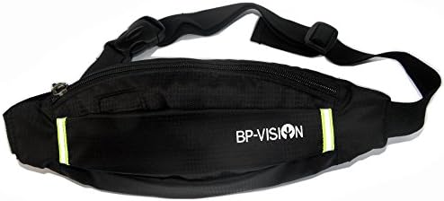 Idea Life Multifunctional Waterproof Waist Pack Runner Pack with Reflective Tape and Earphone Hole (Black)