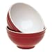 Emile Henry Provencal Cereal Bowls, Set of 2, Cerise Red