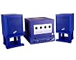 Intec Game Sound System - Left / right channel speakers - indigo