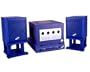 Intec Game Sound System - Left / right channel speakers - indigo
