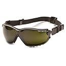 Pyramex V2G Safety Glasses, Black Frame/5.0 IR Filter Lens