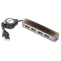 Dicota Z20968Z Branch Mini-Hochgeschwindigkeits 4-Port Hub USB 2.0 schwarz
