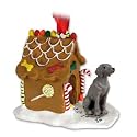 WEIMARANER Dog GINGERBREAD HOUSE Christmas Ornament 68