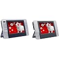 Sylvania 7" Dual Screen Portable DVD - Gray (SDVD8727)