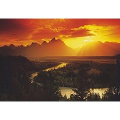 Empire 293886 Sunsets Grand Teton Snake River Plakat Poster Druck - 91.5 x 61 cm