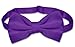 Men's Dress Vest & BowTie Solid PURPLE INDIGO Color Bow Tie Set for Suit or Tux