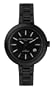 Jean-Louis Scherrer - Montre Femme - Essential - Quartz Analogique - Cadran Noir - Bracelet en Acier Inoxydable