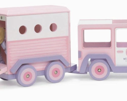 Childrens Toyshop  Toys : Le Toy Van Bluebell Car, Horse Box & Pony