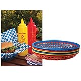Picnic Serving Basket Wax Coated Paper Liner Refills (Pack of 16)
