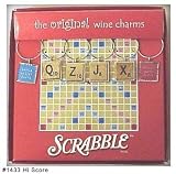 Scrabble Wine Charms Hi Score Set of Six