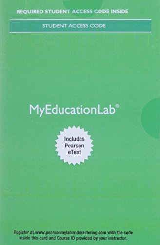 MyEducationLab with Pearson eText -- Access Card -- for Educational Research: Competencies for Analysis and Applications (11th Edition)